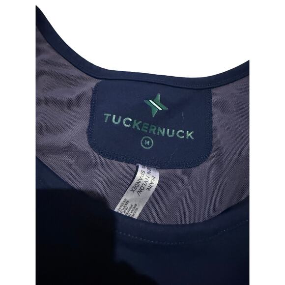 Tuckernuck Navy Cane Jean Sports Bra Sz. M - Picture 3 of 4